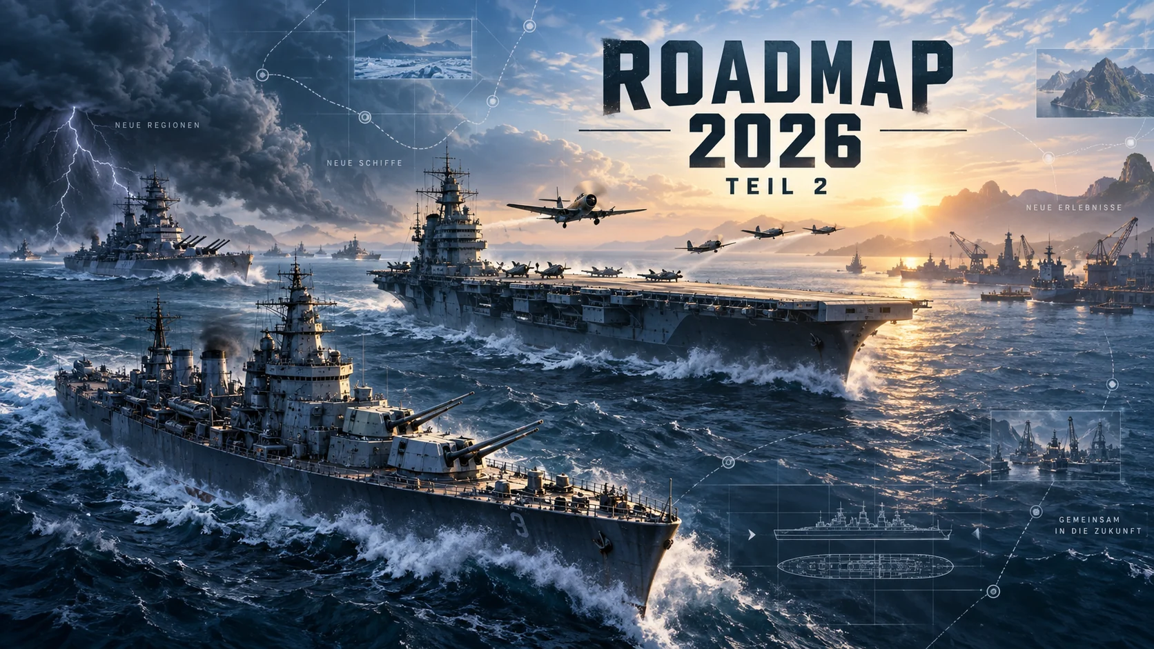 World of Warships Roadmap 2026 Teil 2 mit Ausblick bis 2027
